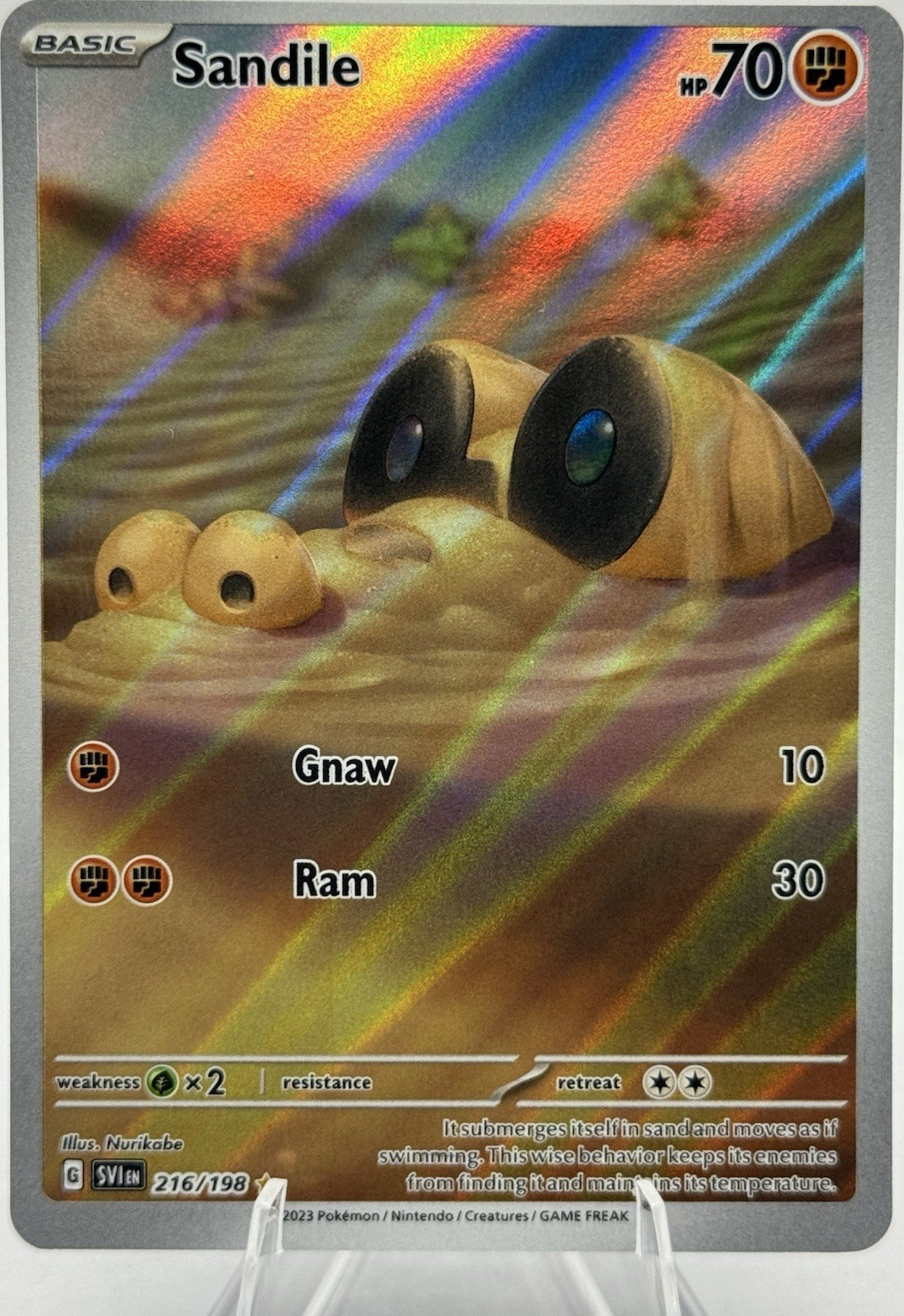 Sandile 2023 Scarlet & Violet #216/198 Illustration Rare (Secret) Price  Guide - Sports Card Investor