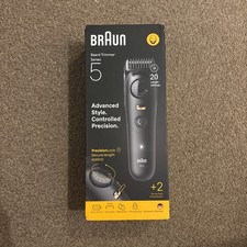 Braun Beard Trimmer Series 5 with 2 Styling Tools Cordless Black BT5500