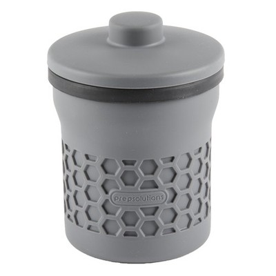 Silicone Grease Keeper With Strainer Bacon Oil Container Heat Resistant 2 Cup