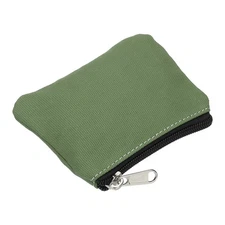 3" x 5" Coin Purse Pouch, Change Purses Small Organizer Bags, Dark Green