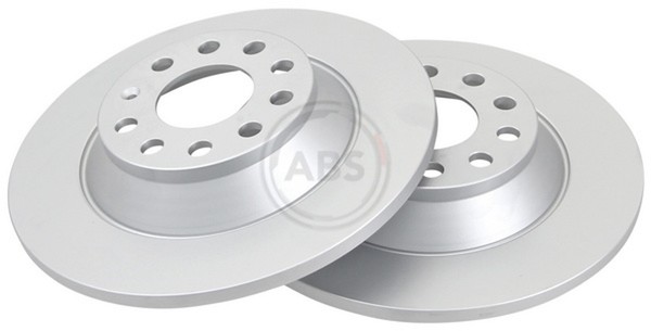 2X A.B.S. Bremsscheibe Beschichtet 17629 FüR A6 Audi 4F2 4FH 4F5 C6 Avant TDI-image