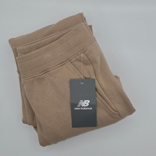 New Balance Cargo Joggers Kids L 14/16 Stoneware New Fleece Sweatpants NEW