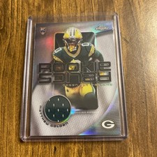2025 Topps Chrome NFL Matthew Golden Rookie Relics - Player Work Mem Packers