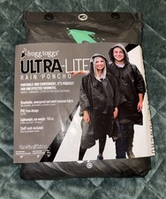 Frogg Toggs Ultra-Lite 2 Rain Poncho One Size Unisex Breathable Wind Resistant