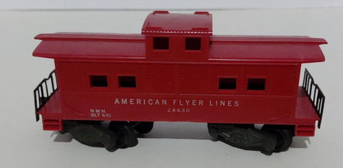 Accesorio de tren largo American Flyer Lines Red Caboose 24630 NMH BLT6-51 6 PULGADAS de colección | Zustand: Used
