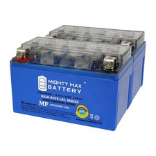 Mighty Max YTX7A-BSGEL 12V Battery compatible with BikeMaster BTX7A-BS - 2 Pack