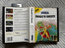 Master System GHOULS 'N GHOSTS Boxed & Complete Sega PAL REGION FREE