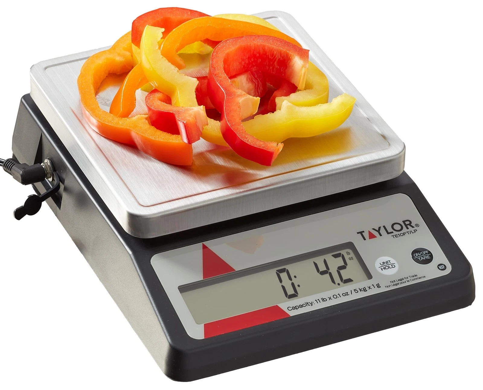 TE10FT 11-Pound Commercial Digital Portion Control Scale, 11 lb (5 kg) in 0.1...