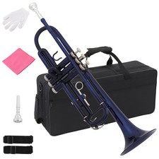 New Student Concert Bb Trumpet w/ Case Mouthpiece for Beginner Brass