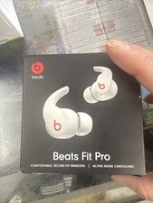 Beats Fit Pro Wireless Earbuds, White, Authentic, New In Box, Factory Sealed