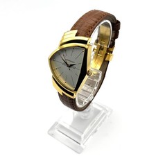 Hamilton H243010 Ventura Watch Gold Triangular Case Elvis Presley Edition