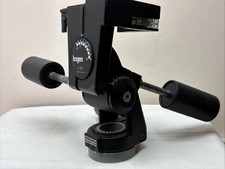 Bogen Manfrotto 3047 3-Way Tripod Head Pan Tilt Heavy Duty with Flat Plate