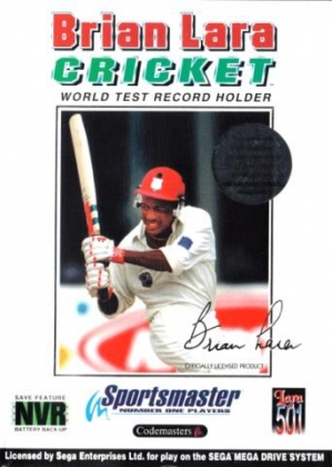 Brian Lara Cricket (Juego Sega Megadrive)