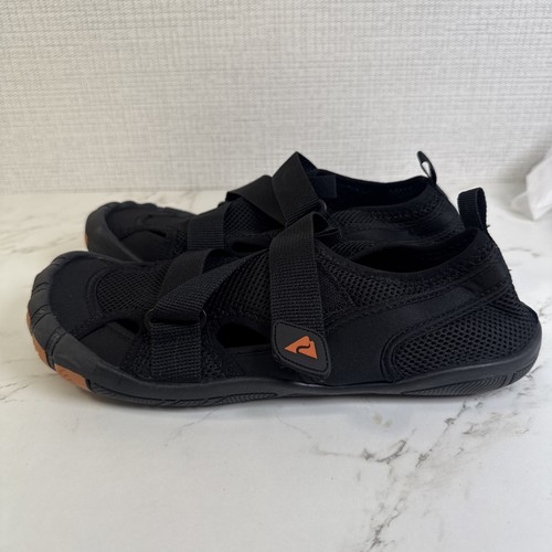 Ozark Trail Mens 9 Black H2FLO Water Shoes Beach Slip Resistant EUC River Worn1X