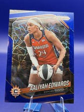 2025 Panini Prizm WNBA - Aaliyah Edwards #94 - Blue Velocity Prizm