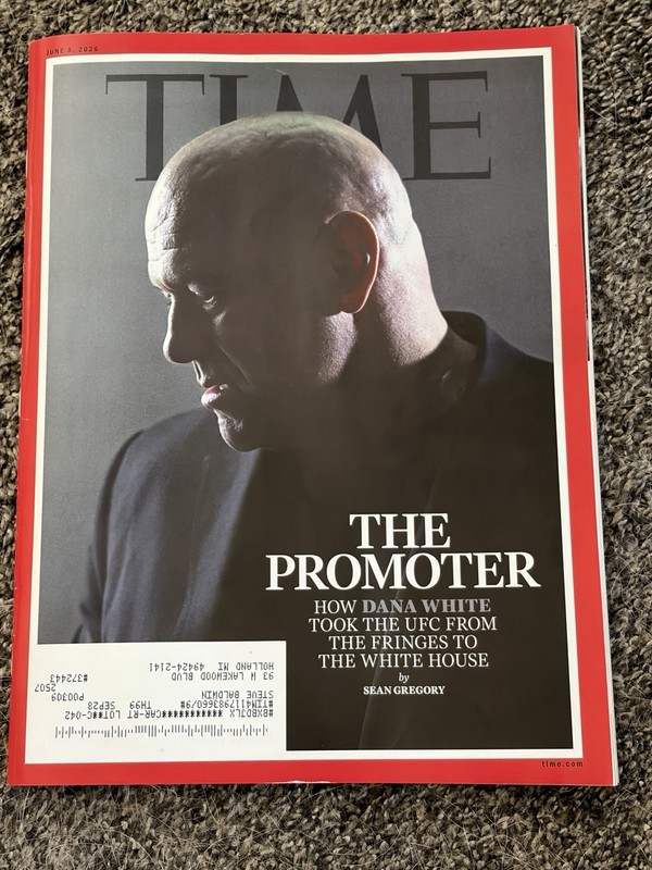 TIME magazine June 8 2026 Dana White UFC Graham Platner lung cancer coral reefs