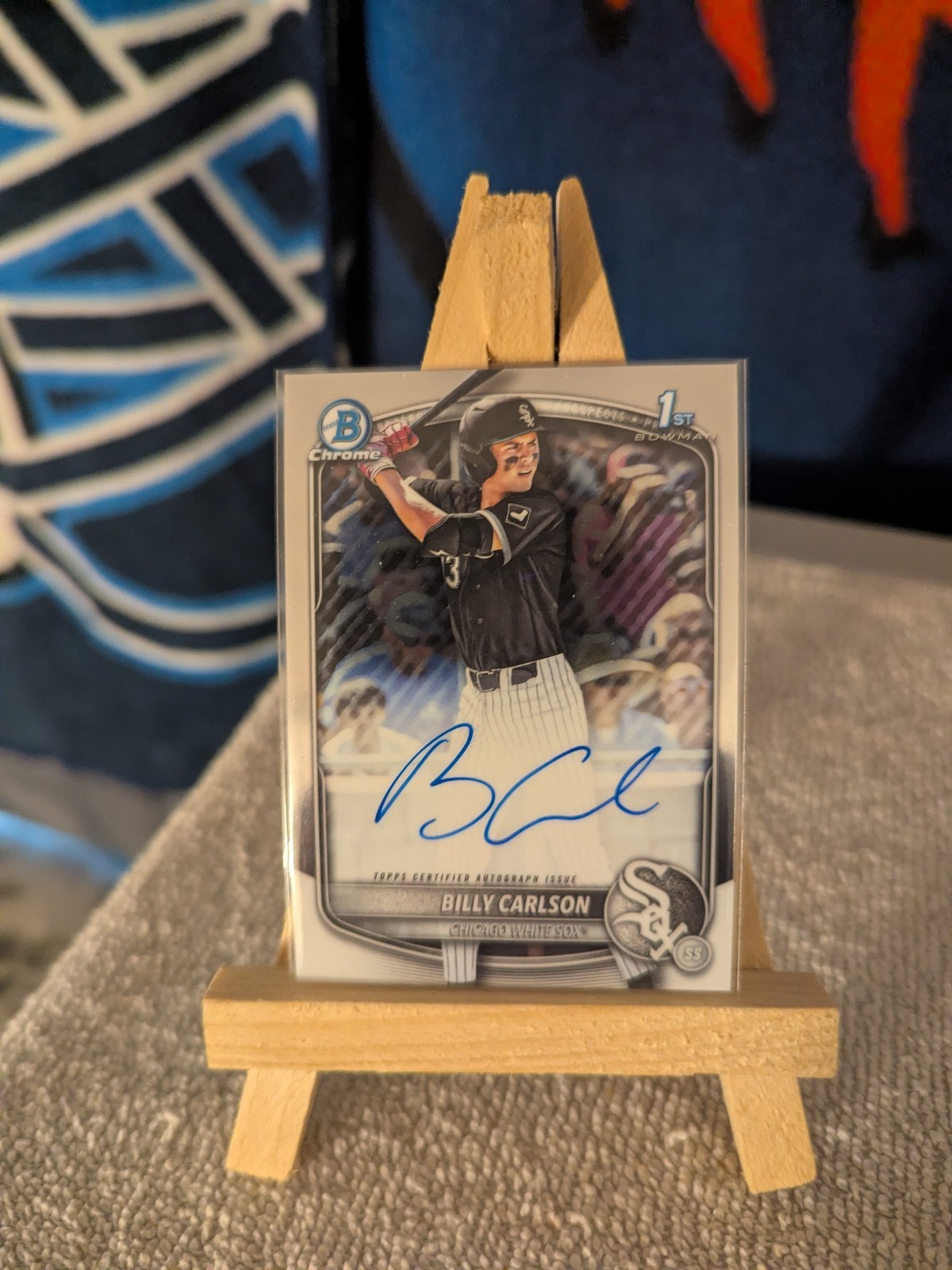 2025 Bowman Draft - Chrome Prospect Autographs Billy Carlson #CPA-BC (AU, RC)