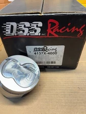 SBF 331 Inline/ TW Ford Forged -18cc Dish Top DSS Racing GSX Pistons. 4.000 Bore