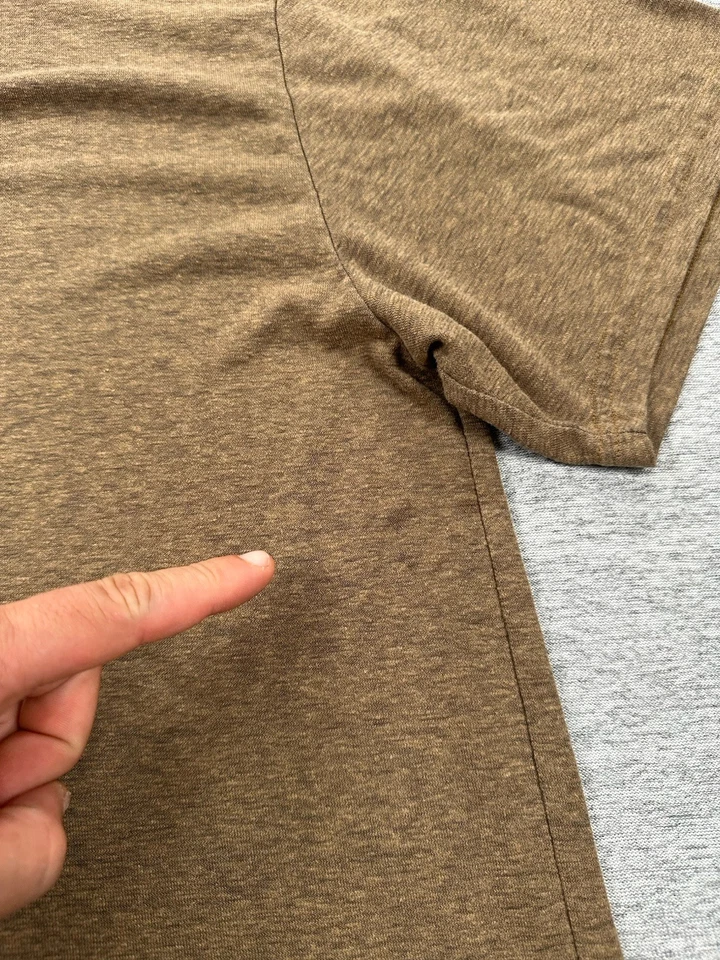 Prana Shirt Mens XXL Brown Cardiff Pocket Tee Hemp Blend Outdoor Hiking Casual - Image 2 of 4