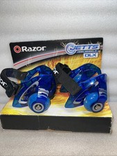 Razor Jetts DLX Heel Wheels Light-Up Adjustable Fit Blue MPN 25173231