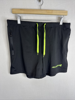 #ad Jed North Shorts Mens M Black Drawstring Running Drawstring Casual 4” $22.05