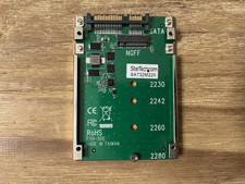 StarTech.com SAT32M225 M.2 SSD to 2.5in SATA Adapter Converter with Open Frame