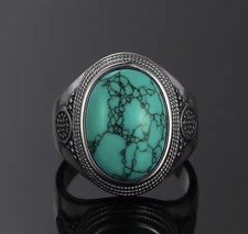 Natürlicher Türkis Edelstein Schmuck 925 St...