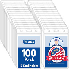 100 porta credenciales verticales porta credenciales de identificaci n impermeab