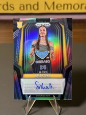 Ajsa Sivka 2025 Panini WNBA Prizm #SG-AS Signatures Rookie Auto RC Silver