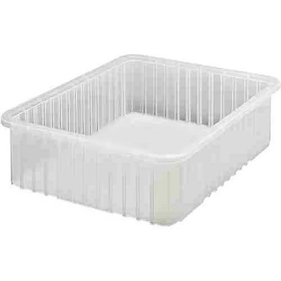 Global Industrial Clear-View Dividable Grid Container 22-1/2 x 17-1/2 x 6 Lot of