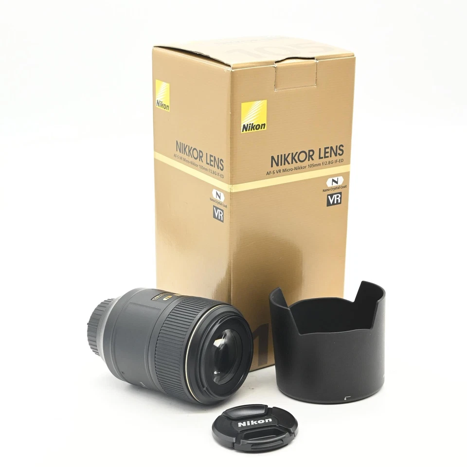 Nikon Nikkor AF-S 105mm f2.8 G VR Micro IF ED Lens AFS #652