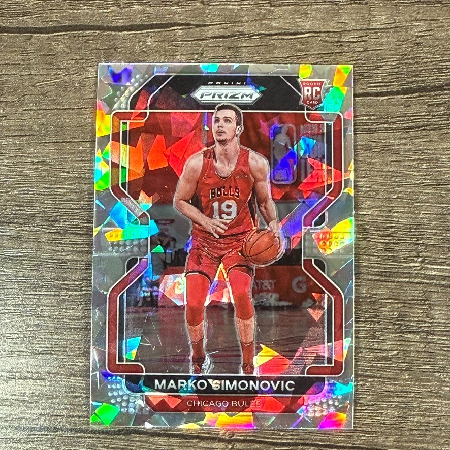 Marko Simonovic #166 Ice Prizm RC 2021-22 Panini Prizm Basketball