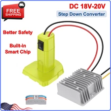 DC 18V to 12V 180W Step Down Converter Voltage Regulator For Ryobi Battery 18V