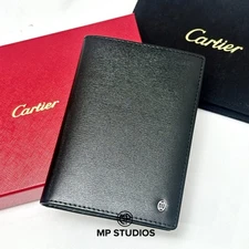 Cartier Passport Holder Noir Saffiano Leather AD VIP Gift