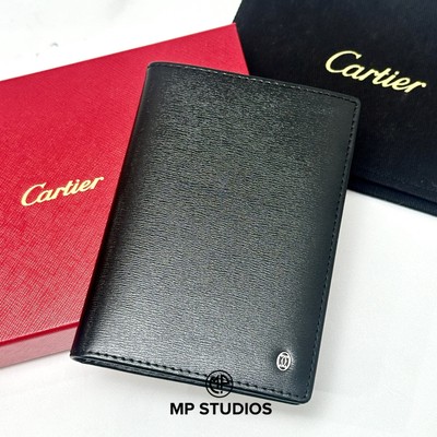 Cartier Passport Holder Noir Saffiano Leather AD VIP Gift | eBay