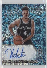 2017-18 Panini Spectra Neon Blue Prizm 20/49 Derrick White #RS-DWT Auto 7tg