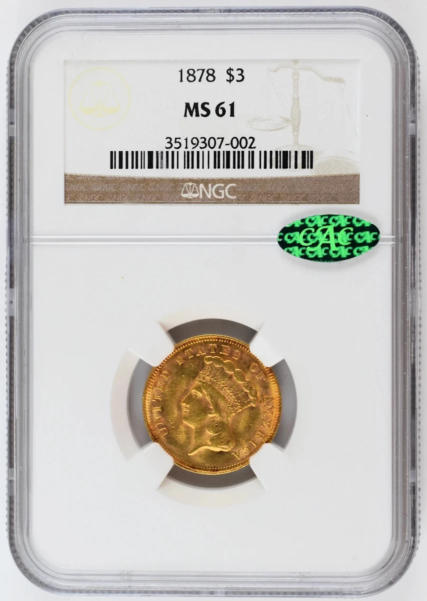 1878 Year US Gold $3 & $4 Coins for sale | eBay
