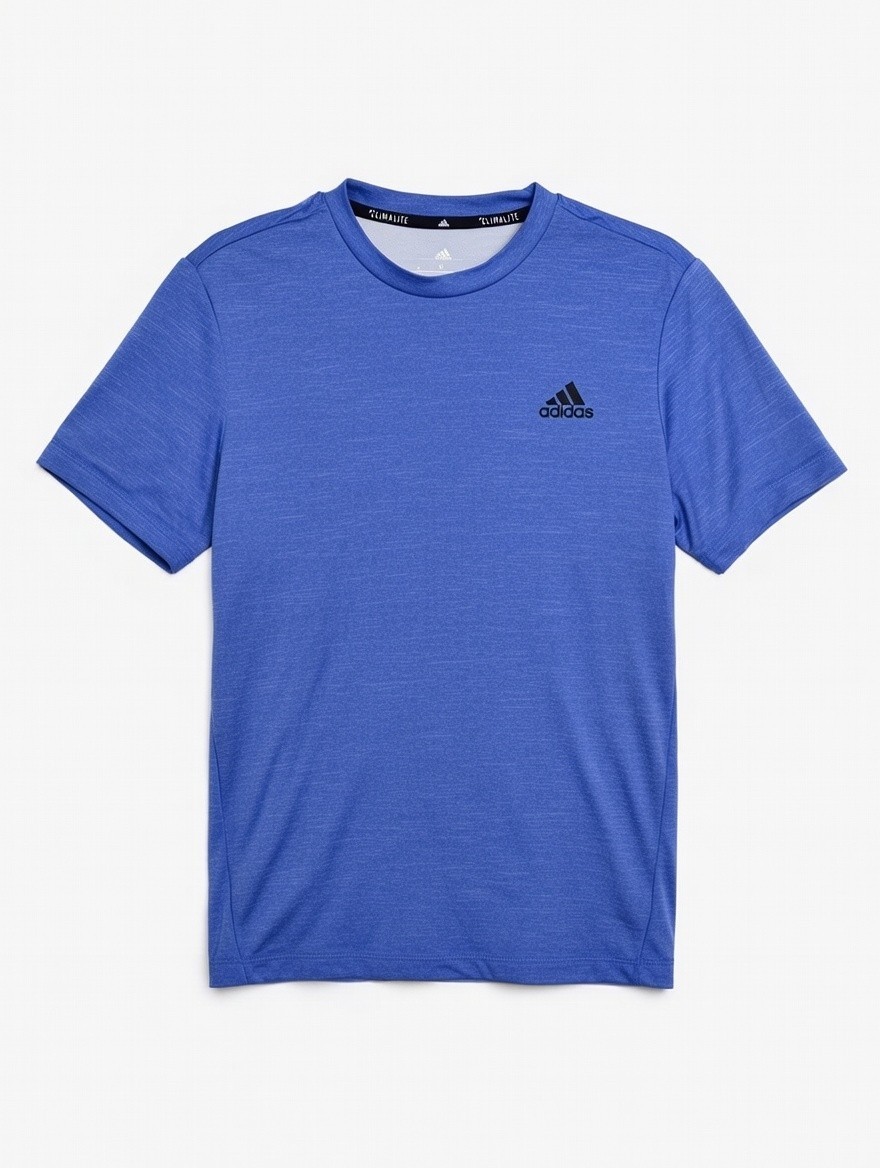 adidas Climalite Men's Blue Breathable Short Sleeve T-Shirt Size Small Regular