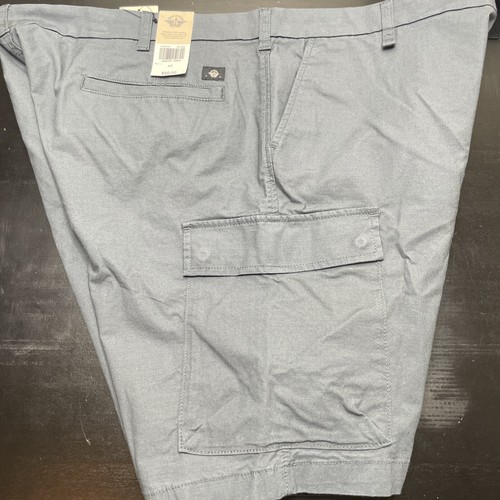 Dockers Men's Blue/Grey Tech Cargo Shorts Size 42 Smart 360 Stretch Wicking NEW - Picture 9 of 10