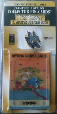 Olympics Limited Edition Collector Pin-Cards Izzy Competes for Gold Javelin 2/24