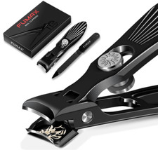 2024 New German Nail Clippers for Men, Upgrade Wide Jaw Opening Nail Clippers Wi