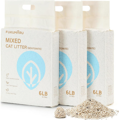 Mixed Tofu Cat Litter, Strong Clumping Cat Litters, Effective Oder Control, Dust