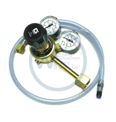 Einstufiger 2 Gauge Co2 Mig Schweißregler, Seiteneingang mit 4,0 mm Adapter 