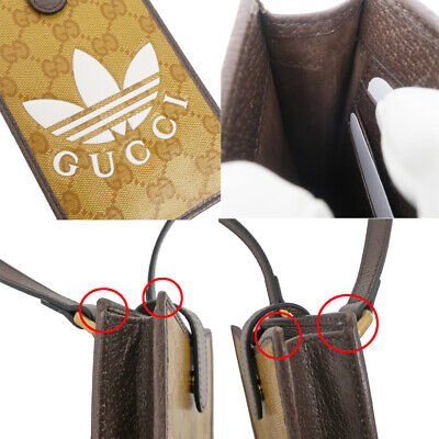 Gucci X Adidas Smartphone Case Shoulder Bag GG Crystal Gucci X Adidas Smartphone Case Shoulder Bag GG Crystal