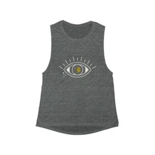 Moon Eye Flowy Scoop Muscle Tank