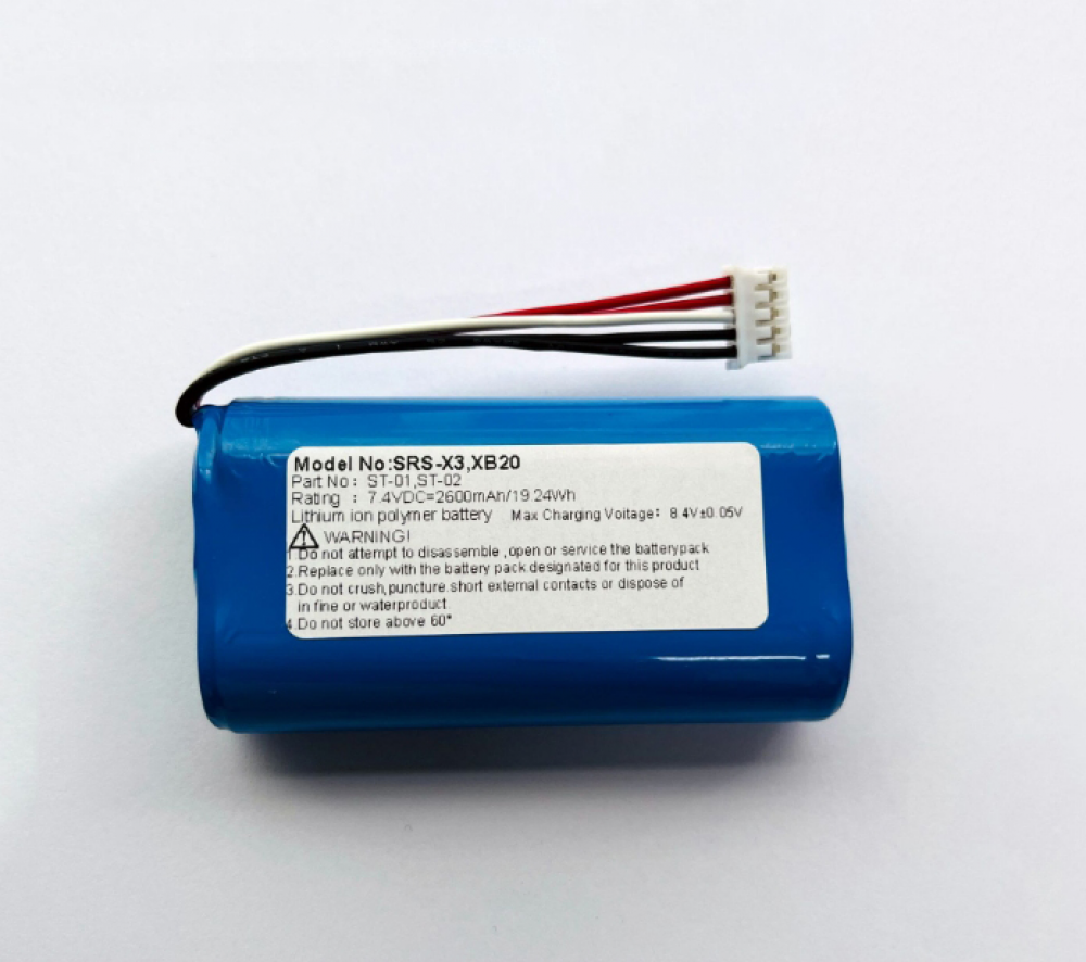 Cameron Sino 2600mAh / 38.48Wh Batería De Repuesto Para Sony GTK XB60, 1 853 678 11, LIP4160HEPC