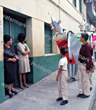 AI Robots Roaming the Streets Oddities 1960s Original 35mm Photo Slide