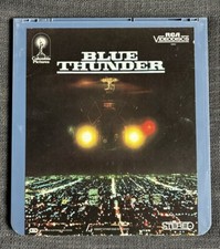 Blue Thunder CED RCA VideoDisc Selectavision War Movie Roy Scheider