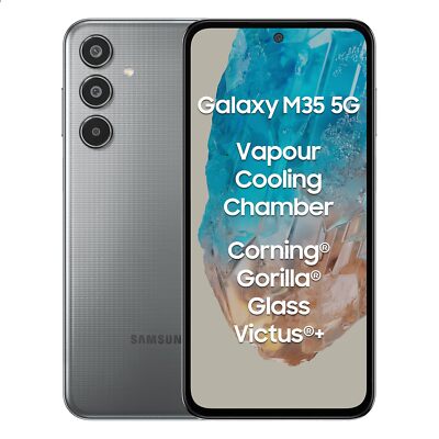 Samsung Galaxy M35 5G (Grey,8GB RAM,128GB )Exynos 1380 Processor Global Version.
