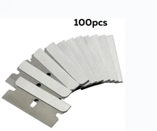 100pc Razor Blades Single Edge Extra Sharp Heat Treated Safety Knife Shaving